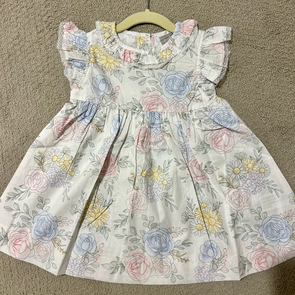 NWT Lil Cactus Girls Floral Dress